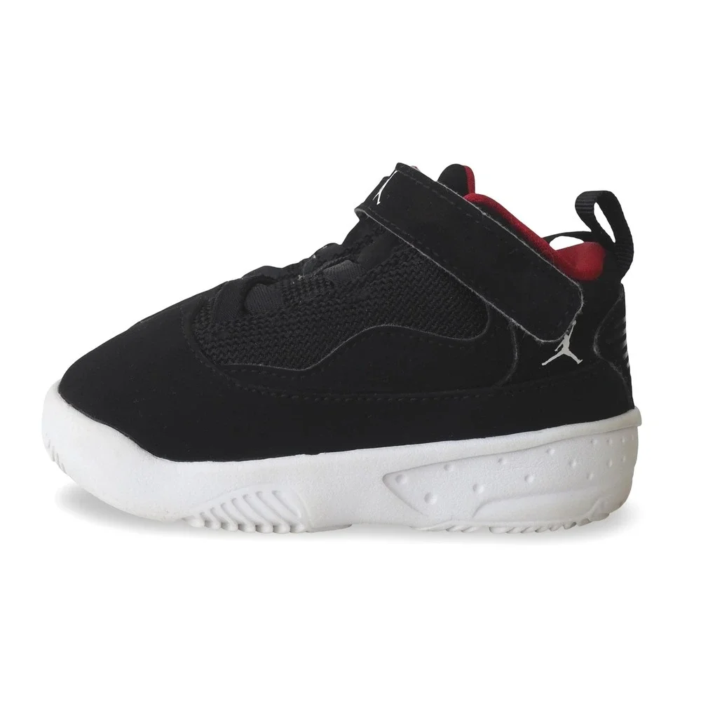 Jordan Max Aura 2 TD Toddler 7C Black Gym Red White CN8096-006‎ Sneakers